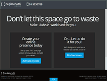 Tablet Screenshot of kube.ie